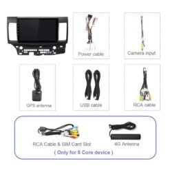 10.1 Inch Car Stereo For Mitsubishi Lancer 2007-2013