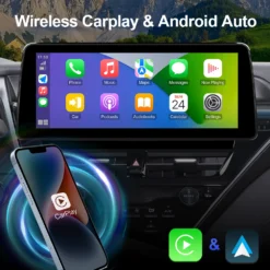 12.3 Inch Android Car Head Unit for Toyota Camry 2021+ with Wireless CarPlay & Android Auto