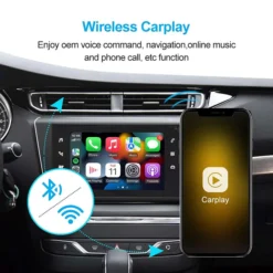 Alternative view of Wireless Carplay AndroidAuto Box for Peugeot Citroen SMEG NAC Picasso C4 C5 DS4 DS3 308 508 208 3008