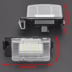 Alternative view of License Plate Light for Infiniti G35 G37 2D Nissan 350Z 370Z Versa 5D 4D Livina Pulsar GT-R