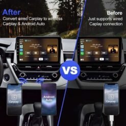 Wireless Carplay Android Auto Box for Car Multimedia Navigation