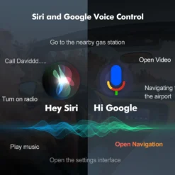 7 Inch Universal Portable Car GPS with Wireless Carplay Android Auto