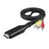AV to HDMI Converter HDMI 1080P 720P for Set-top Box Computer to TV Cable RCA Male Cable Length 1m/3.2ft