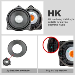 Alternative view of Center Horn For BMW F52 F23 F30 F31 F34 F80 F32 F33 F36 F82 F83 F10 F11 F90 F07 F06 F12 F13 F12 F13 F01 F02 F03 F92 F93 Speakers