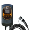 EV Charger Type2 32A EVSE Wallbox with IEC62196-2 Adapter 7.6KW Wallmount Charging Station 5m Cable for Electric Vehicle