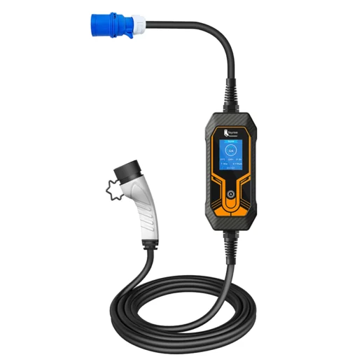 EV Charger Wallbox Type2 Cable 32A 7KW with CEE Plug EVSE Type1 Charging Box j1772 Portable Adapter for Electric Vehicle