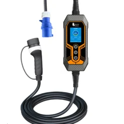 Portable EV Charger Type2 32A 7KW EVSE Wi-Fi APP Control Adjustable Current Smart Timing Charging for Home & Outdoor Use