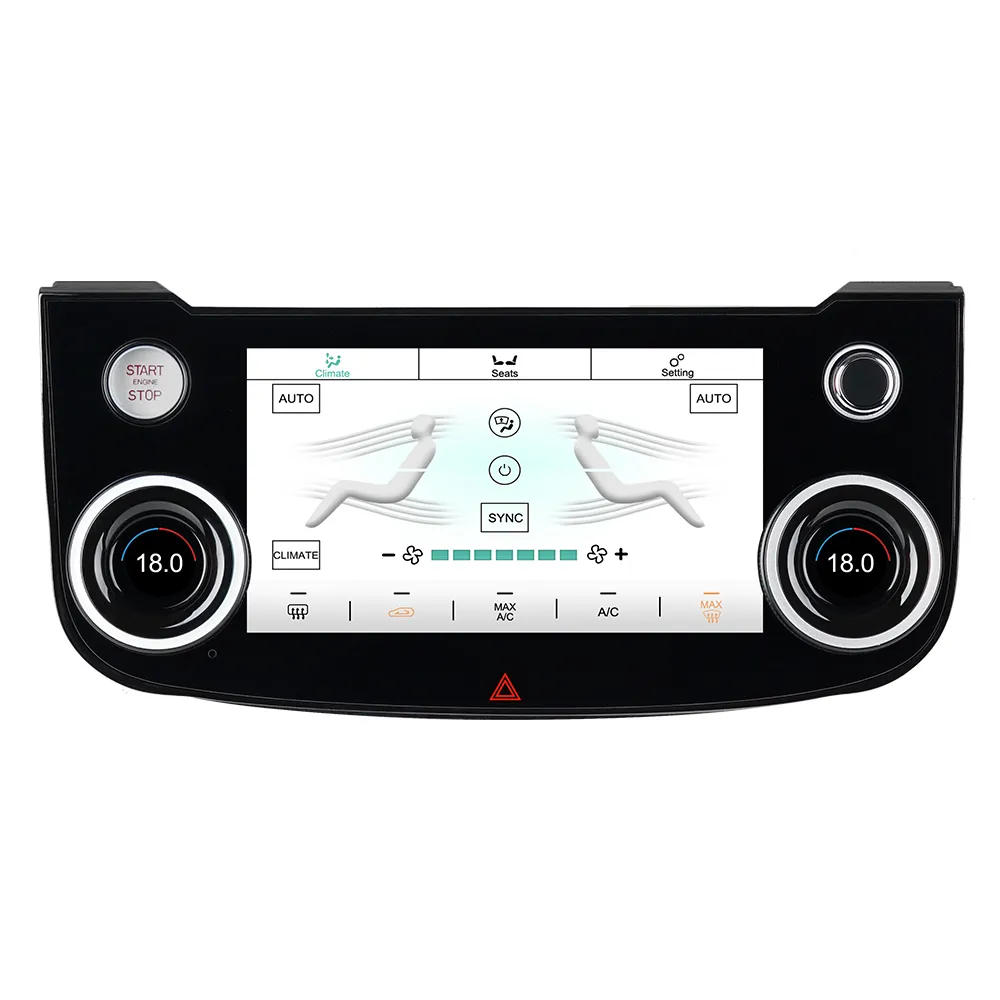 A/C Panel for Jaguar F-Pace XE XEL XF XFL 2016-2019 Climate Control Air Conditioner LCD Touch Control