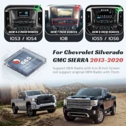 Android Car Head Unit for Chevrolet Silverado GMC Sierra 2014-2019 T-style with Wireless CarPlay and Android Auto