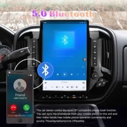 Android Car Head Unit for Chevrolet Silverado GMC Sierra 2014-2019 T-style with Wireless CarPlay and Android Auto