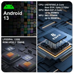 Android Car Head Unit for Mitsubishi Lancer 2007-2017 CJ With 12GB RAM & 256GB ROM