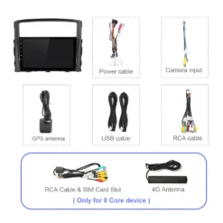 Android Car Head Unit for Mitsubishi Pajero 2006-2014