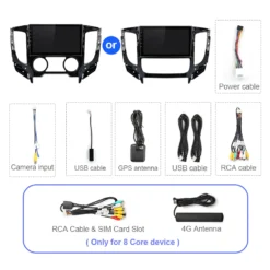 Android Car Radio GPS for Mitsubishi L200 2017-2022