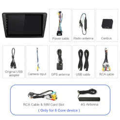 Android Car Radio GPS for Skoda Rapid 2013-2019