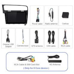 Android Car Radio GPS for VW Golf 7 2013-2019