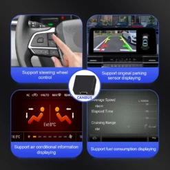 Car Stereo for Toyota Sienna 2021-2023 with Wireless CarPlay & Android Auto