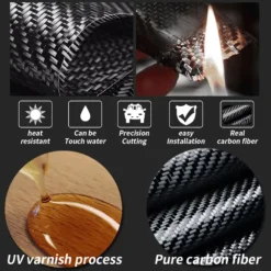 Carbon Fiber Steering wheel Cover For BMW F30 F10 F18 F20 F25 F34 F48 M3 M6 550D 328M 1 2 3 4 5 6 7 Series