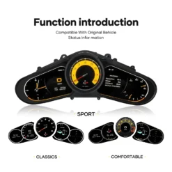 Digital Cluster for Porsche Cayenne 2011-2016