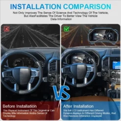 Digital Dash for Ford F150 Raptor 2015-2021 LCD Instrument Cluster Speedometer Virtual Cockpit