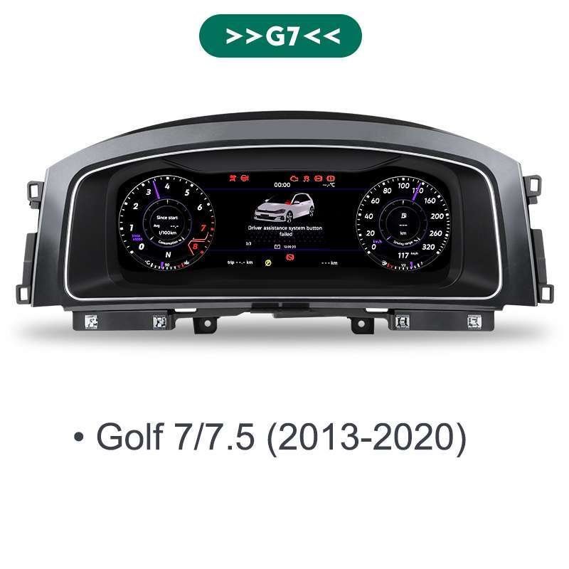 Digital LCD Cluster for VW Passat B6 B7 Golf 6 Golf 7 Tiguan CC