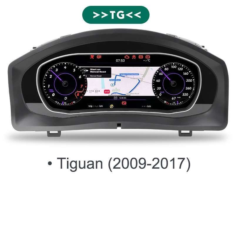 Digital LCD Cluster for VW Passat B6 B7 Golf 6 Golf 7 Tiguan CC