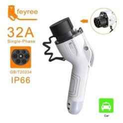 Alternative view of EV Charger Plug Female Car Side GB/T Adapter 16A 32A 1 Phase 3 Phase for Electric Vehicle Charging Station EVSE