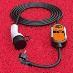 Alternative view of Portable EV Charger Type2 IEC62196-2 16A EVSE Charging Cable Type1 SAE J1772 EU Plug Controller Wallbox for Electric Car