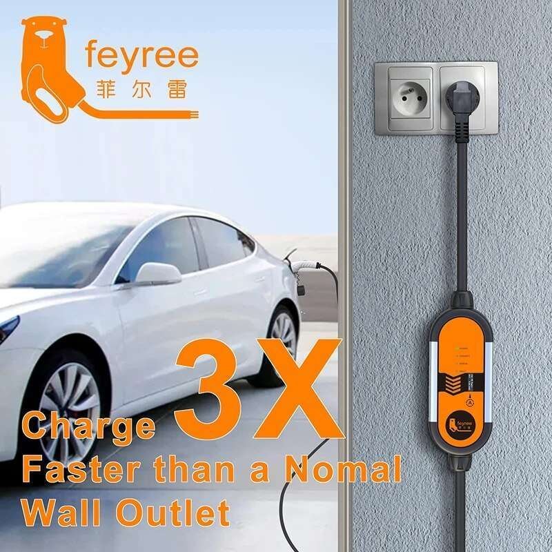 Portable EV Charger Wallbox 16A Type1 j1772 Charging Cable Type2 Cord IEC62196 Schuko Plug Electric Car Charging Station - Image 5