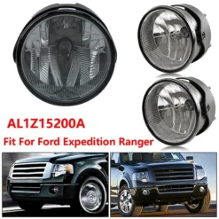 Fog Lamp Assembly for Ford Expedition 2007-2014 Ranger 2008-2011 Front Bumper Anti Fog Light AL1Z15200A AL1Z15200B FO2593221