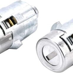 Ignition Switch Lock Cylinder with Pair Front Door Lock Cylinder for Chevy Silverado Suburban GMC Sierra Yukon Cadillac Escalade Replace OE# 707835 + 706592 X2 + 598007 X2