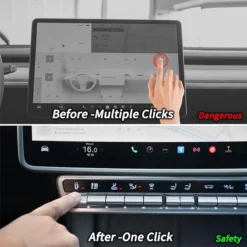 Alternative view of Physical Buttons for Tesla Model 3 Y 2016-2024 Shortcut Smart Control Bar Multi Function Panel