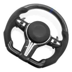 Alternative view of Carbon Fiber Steering Wheel for BMW F30 F10 F20 F36 F22 F25 F12 F80 F82 E36 E90 E91 E92 M3 M4 M5 M6 Steering Wheel Assembly
