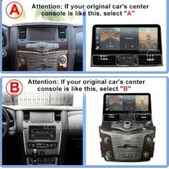 Alternative view of Android Car Head Unit for Nissan Patrol y62 / Armanda | Infiniti QX56 QX80 2010-2020