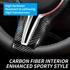 Alternative view of Carbon Fiber Steering wheel Cover For BMW F30 F10 F18 F20 F25 F34 F48 M3 M6 550D 328M 1 2 3 4 5 6 7 Series