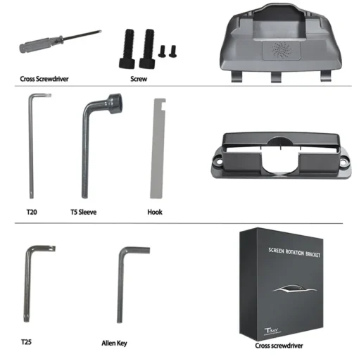 Screen Rotation Bracket for Tesla