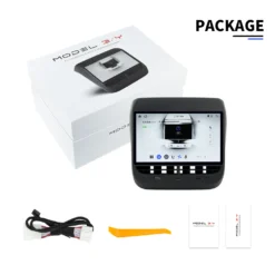 Rear Entertainment for Tesla Model 3 Y Multimedia Display Touch A/C Control & CarPlay