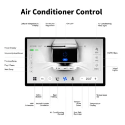 Rear Entertainment for Tesla Model 3 Y Multimedia Display Touch A/C Control & CarPlay