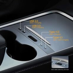 USB Hub for Tesla Model 3 Model Y 2021 2022 2023 Fast Charging USB ports