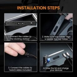 USB Hub for Tesla Model 3 Model Y 2021 2022 2023 Fast Charging USB ports