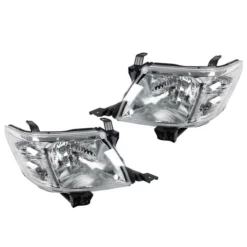 Vehicle Headlight Assembly for Toyota Hilux 2012-2015 Chrome Inner Headlamp