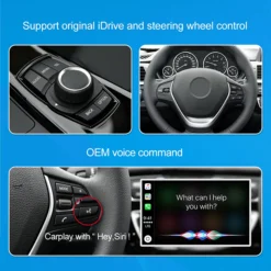 Wireless Carplay & Android Auto Box for BMW 5 Series E60 E61 E62 E63 E90 E91