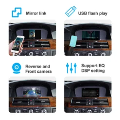 Wireless Carplay & Android Auto Box for BMW 5 Series E60 E61 E62 E63 E90 E91