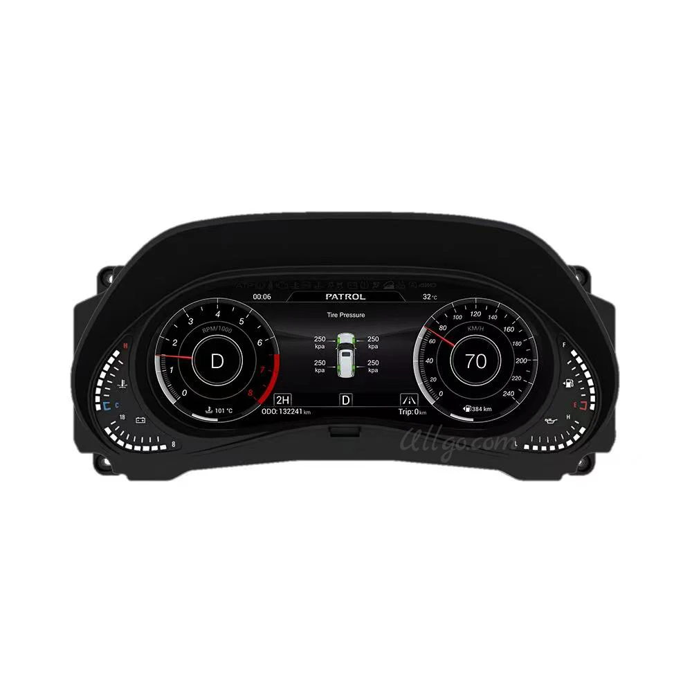 Digital Cluster for Nissan Patrol Y62 Armada/ Infiniti QX80 2010-2021 Virtual Speedometer