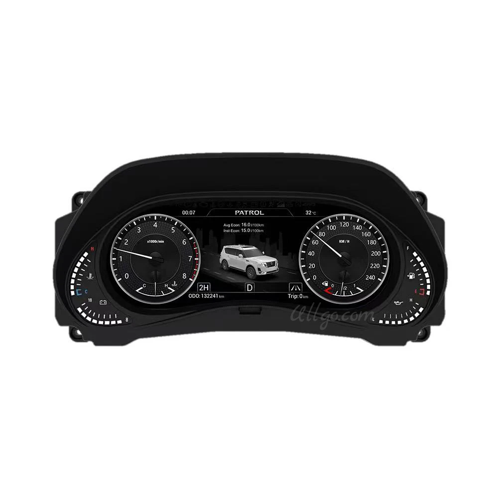 Digital Cluster for Nissan Patrol Y62 Armada/ Infiniti QX80 2010-2021 Virtual Speedometer