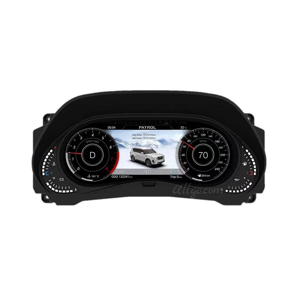 Digital Cluster for Nissan Patrol Y62 Armada/ Infiniti QX80 2010-2021 Virtual Speedometer