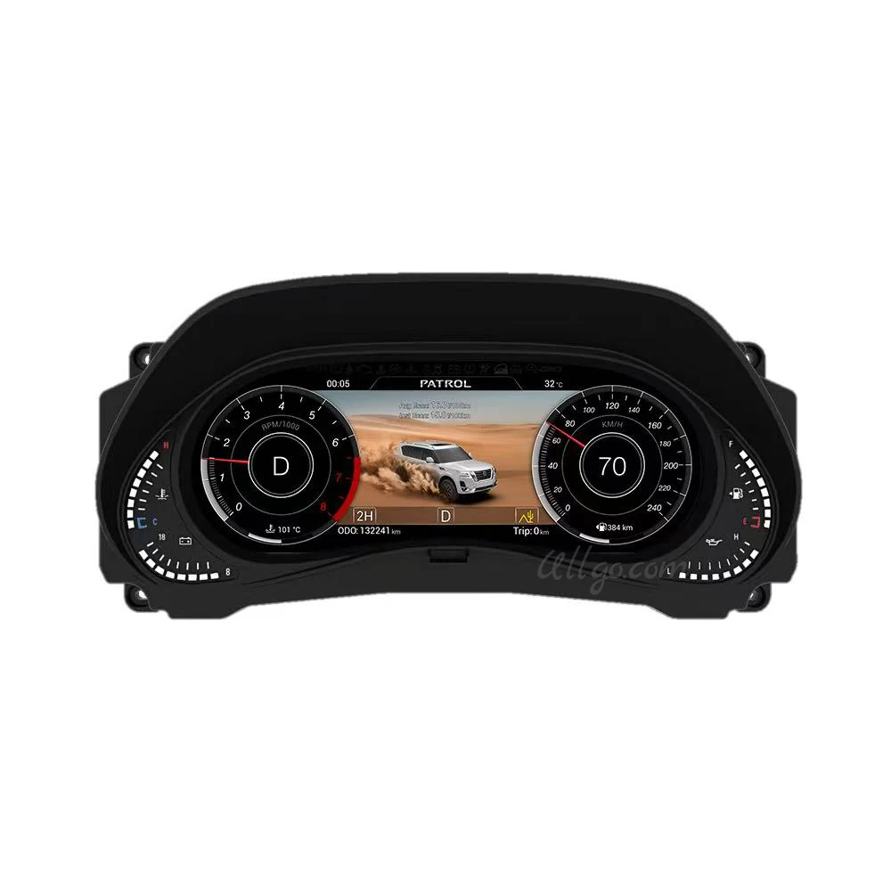 Digital Cluster for Nissan Patrol Y62 Armada/ Infiniti QX80 2010-2021 Virtual Speedometer