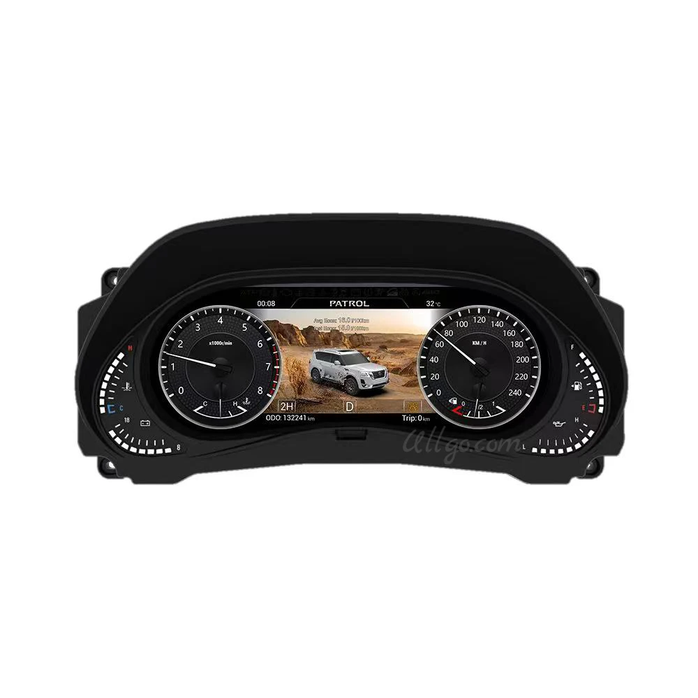 Digital Cluster for Nissan Patrol Y62 Armada/ Infiniti QX80 2010-2021 Virtual Speedometer