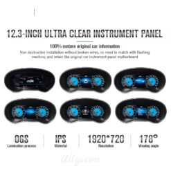 Digital Instrument Cluster Gauge for VW Polo 2009-2016 Virtual Speedometer