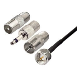 FM Radio Dipole Antenna for Stereo Receiver – Compatible with Pioneer, Onkyo, Yamaha, Marantz, Bose Wave & Home Theater Systems