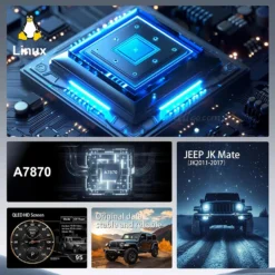 Digital LCD Cluster for Jeep Wrangler 2007-2023 Linux Virtual SpeedOmeter